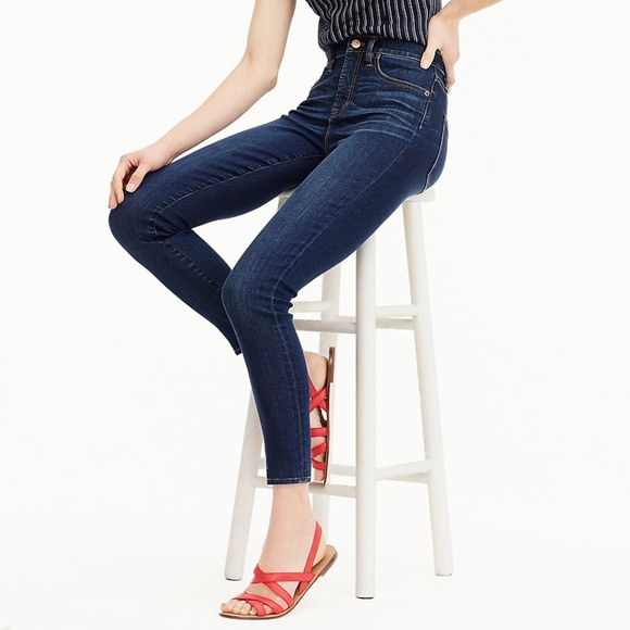 9" high-rise toothpick jean in classic rinse